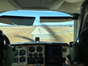 One Hundred Sierra Papa on approach into Paso Robles.