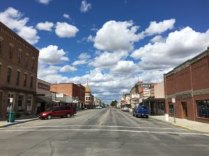 Saturday afternoon rush in Ritzville.